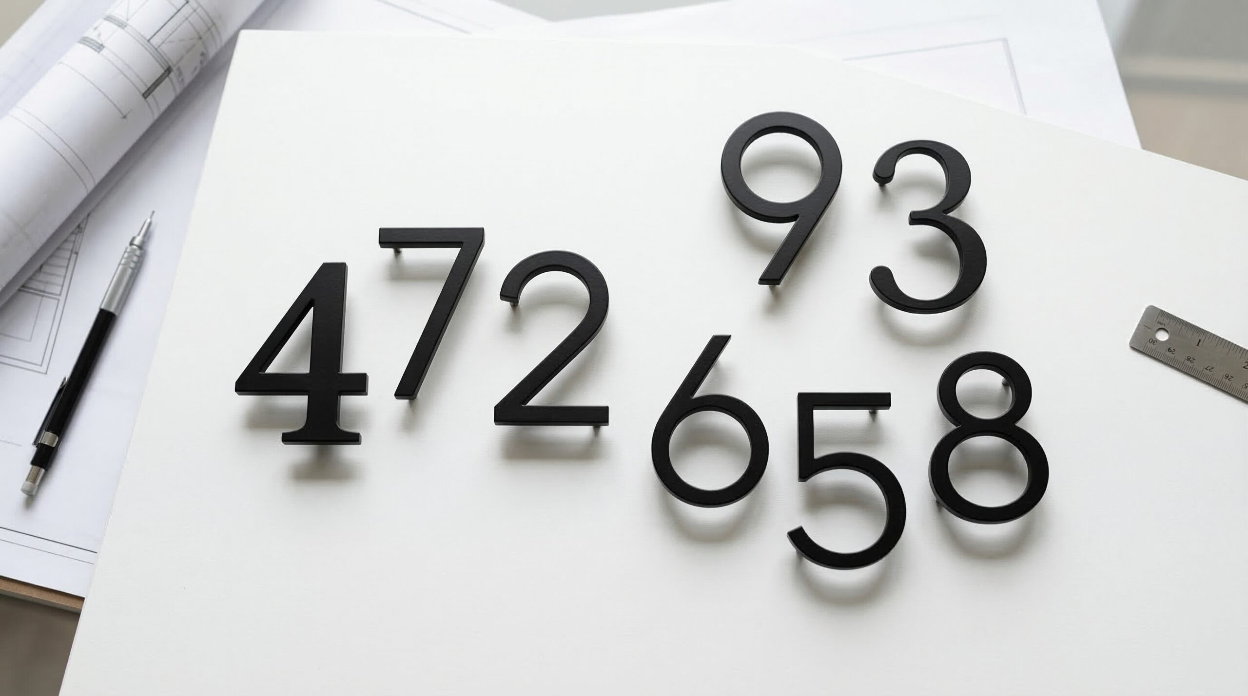 Best Modern House Numbers for Front Door Display