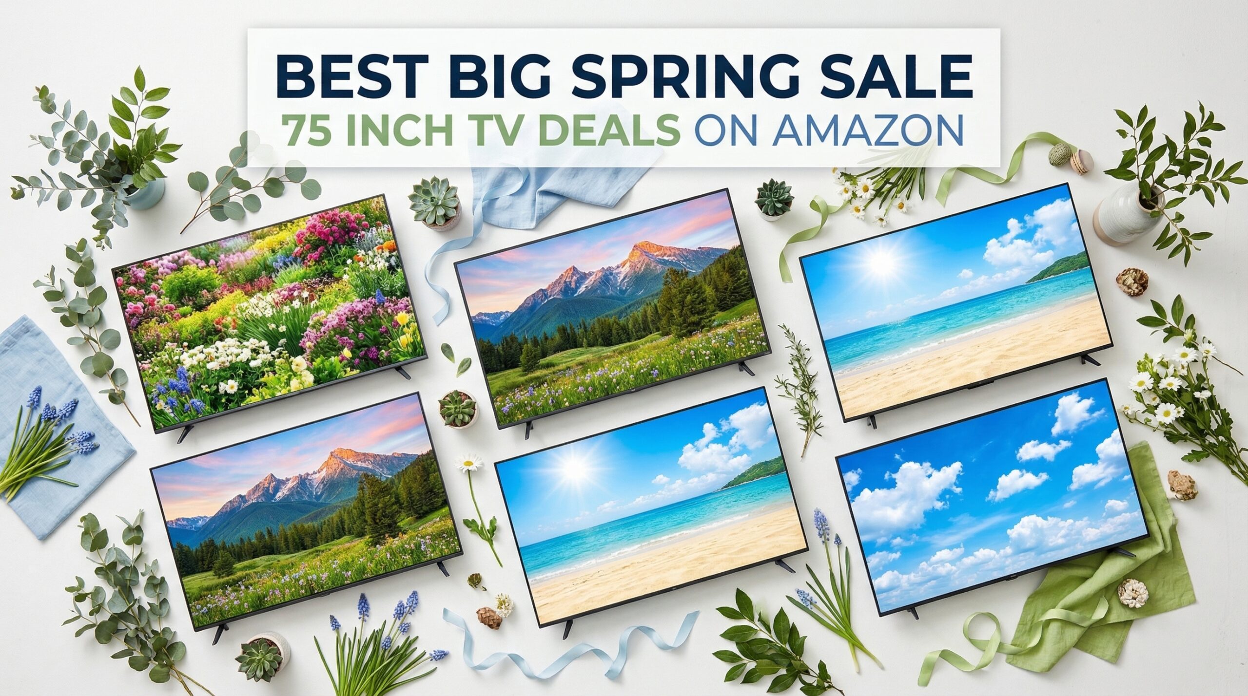 Best Big Spring Sale 75 Inch TV Deals on Amazon
