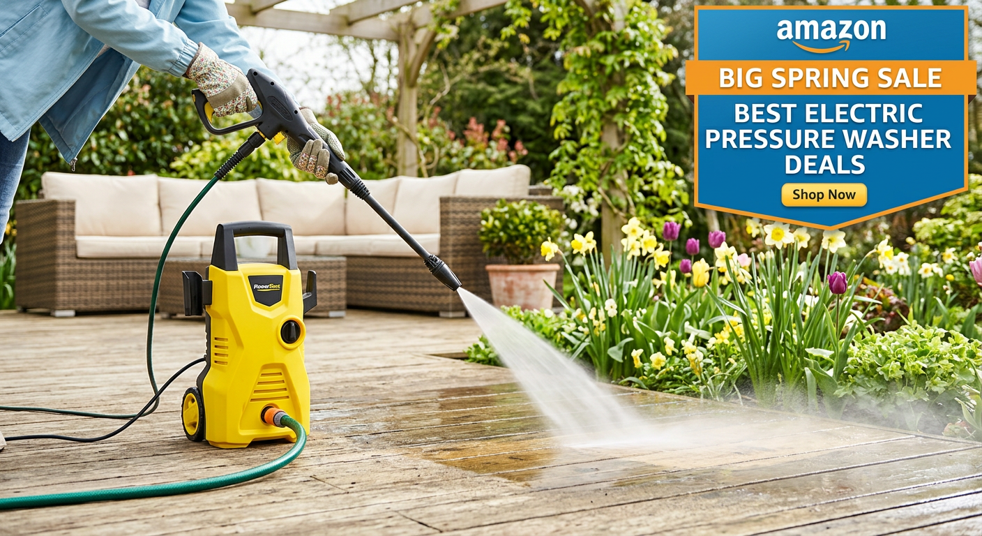 Best Big Spring Sale Electric Pressure Washer Deals on Amazon