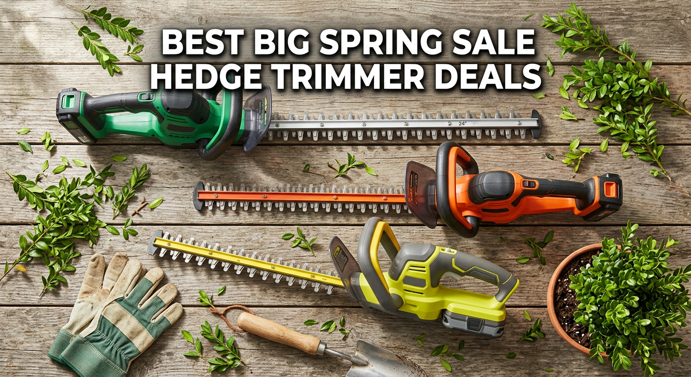 Best Big Spring Sale Hedge Trimmer Deals on Amazon