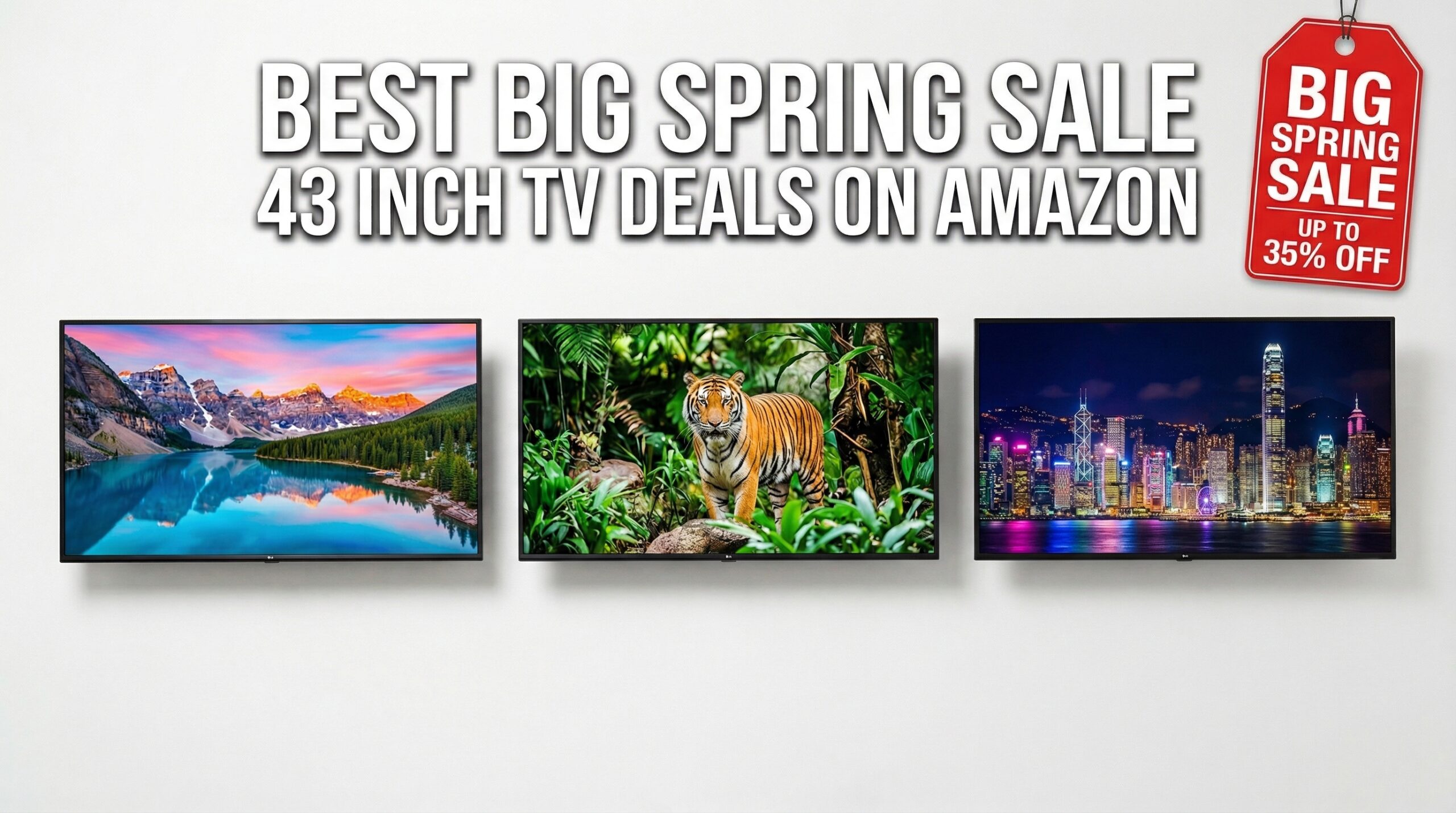 Best Big Spring Sale 43 Inch TV Deals on Amazon