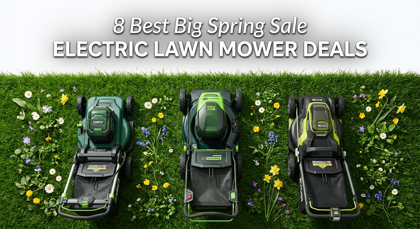 Best Big Spring Sale Electric Lawn Mower Deals on Amazon