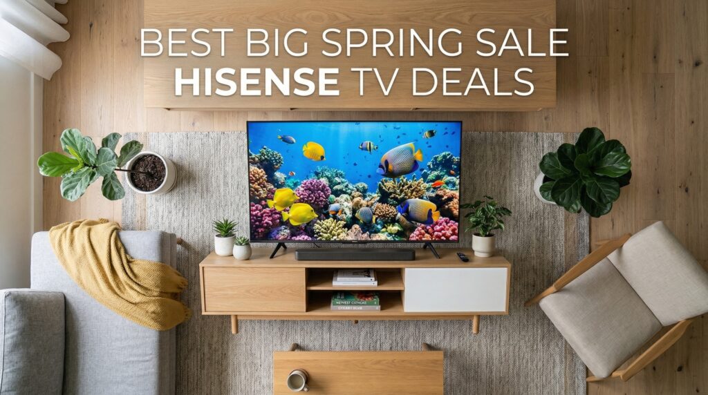 Current image: Best Big Spring Sale Hisense TV Deals on Amazon