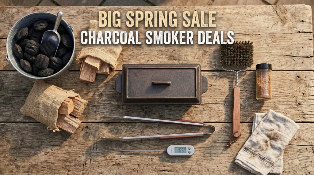 Current image: Best Big Spring Sale Charcoal Smoker Deals on Amazon