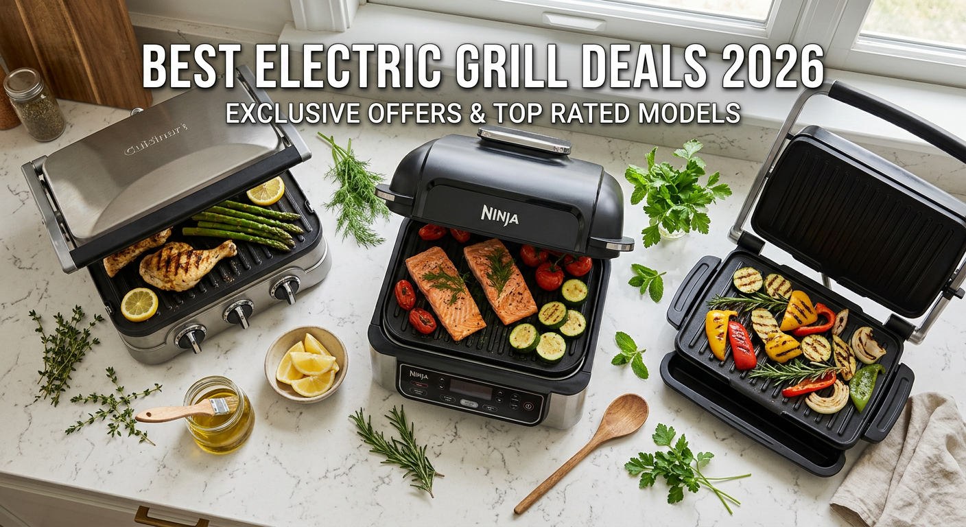 Best Big Spring Sale Electric Grill Deals on Amazon