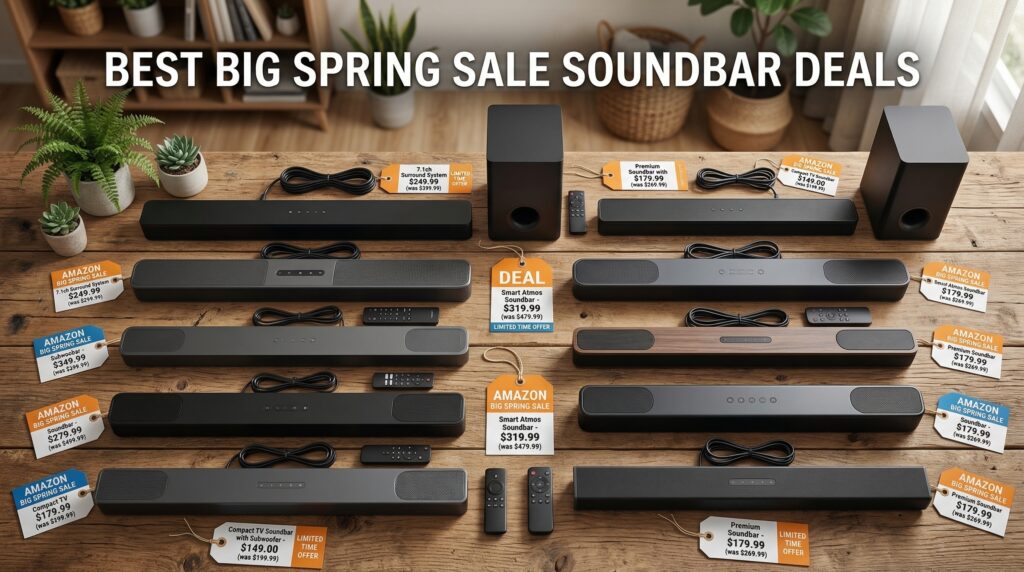 Current image: Best Big Spring Sale Soundbar Deals on Amazon