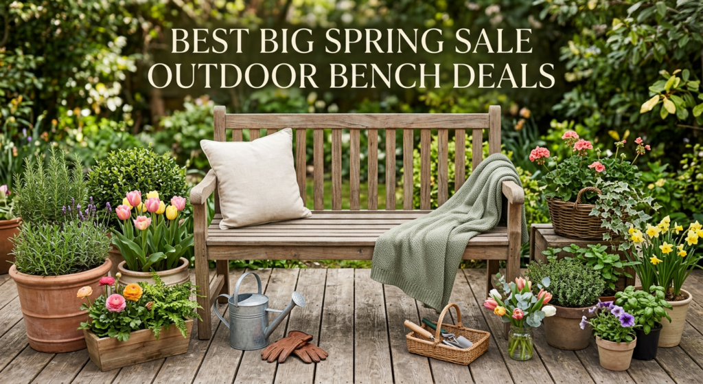 Current image: Best Big Spring Sale Outdoor Bench Deals on Amazon
