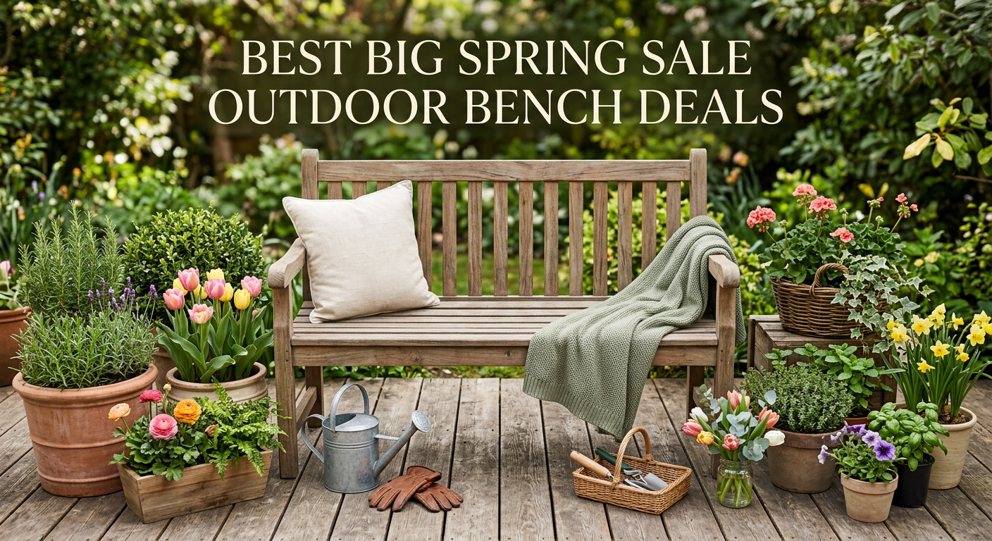Best Big Spring Sale Outdoor Bench Deals on Amazon