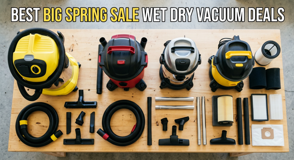 Current image: Best Big Spring Sale Wet Dry Vacuum Deals on Amazon