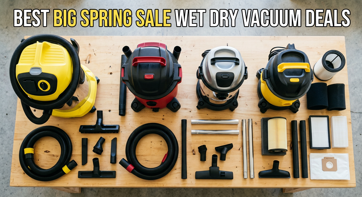 Best Big Spring Sale Wet Dry Vacuum Deals on Amazon
