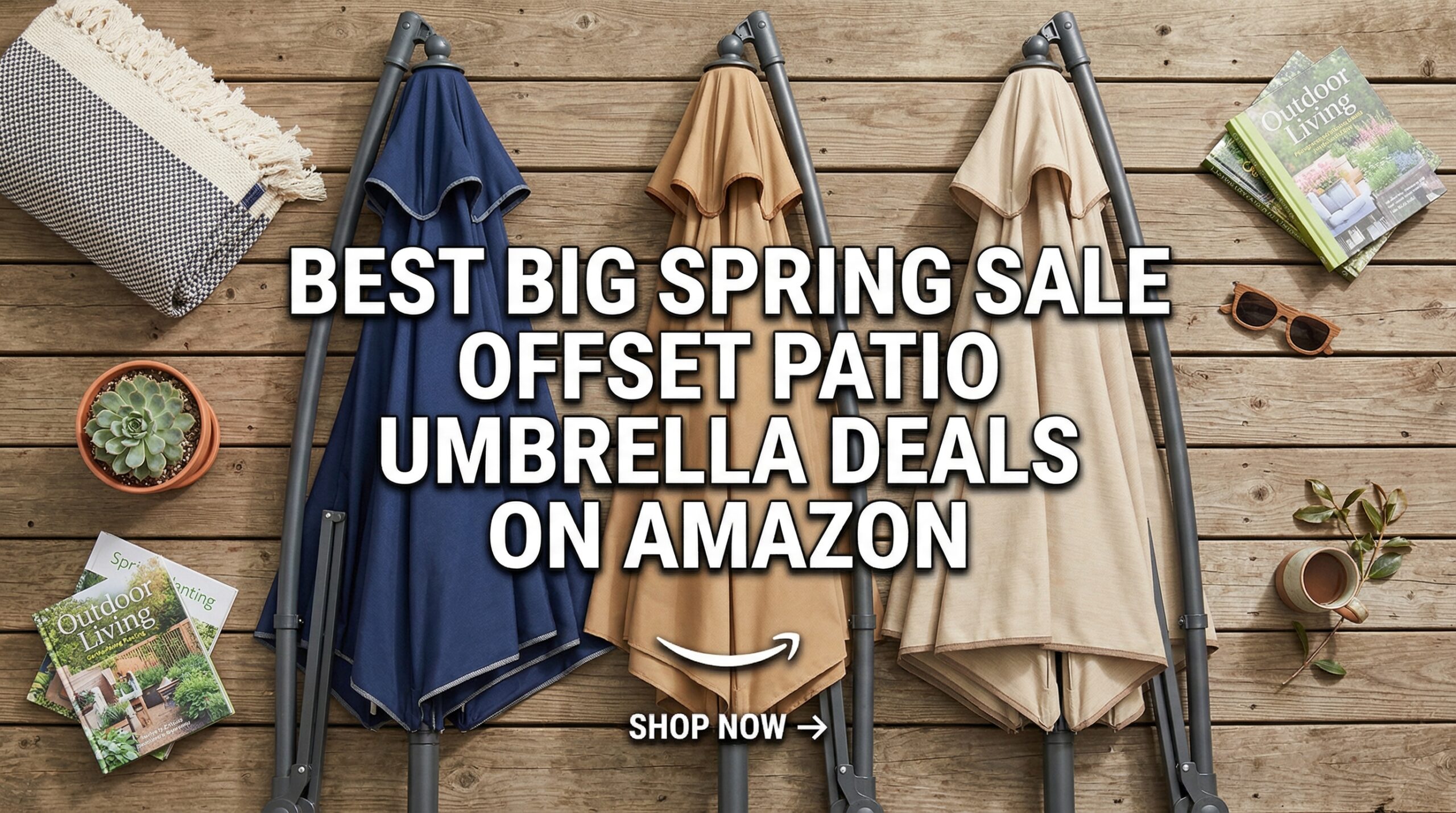 Best Big Spring Sale Offset Patio Umbrella Deals on Amazon