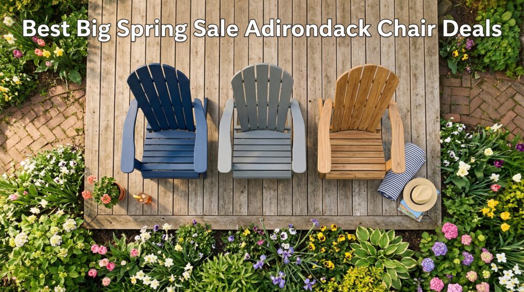 Current image: Best Big Spring Sale Adirondack Chair Deals on Amazon