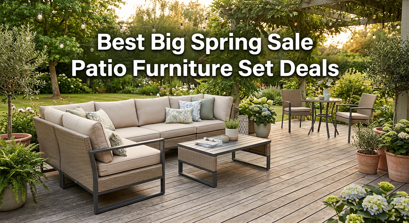 Best Big Spring Sale Patio Furniture Set Deals on Amazon