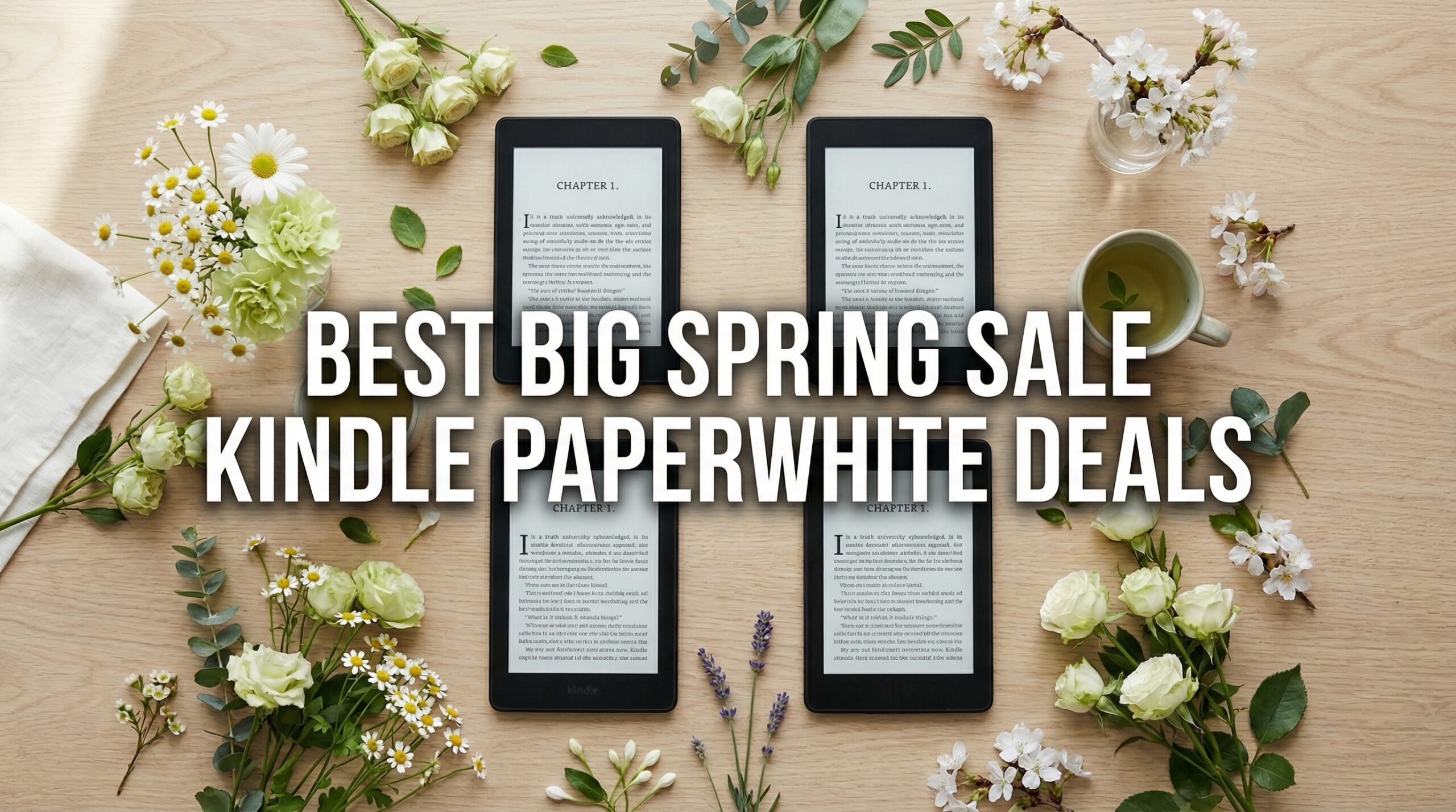 Best Big Spring Sale Kindle Paperwhite Deals on Amazon