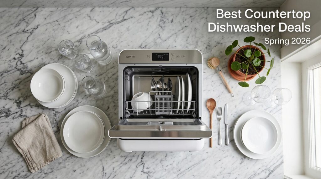 Current image: Best Big Spring Sale Countertop Dishwasher Deals on Amazon