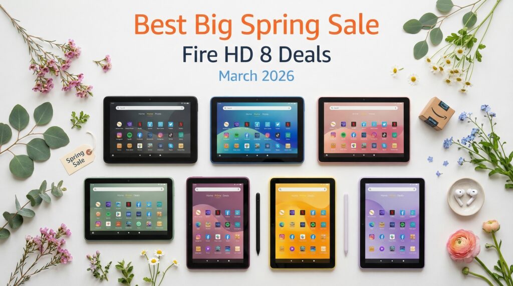 Current image: Best Big Spring Sale Fire HD 8 Tablet Deals on Amazon