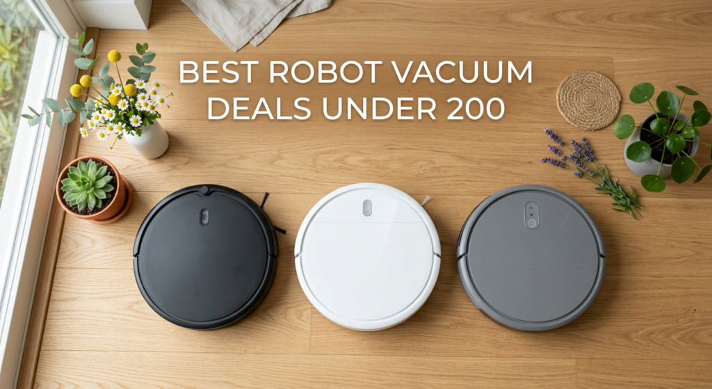 Current image: Best Big Spring Sale Robot Vacuum Under $200 Deals on Amazon