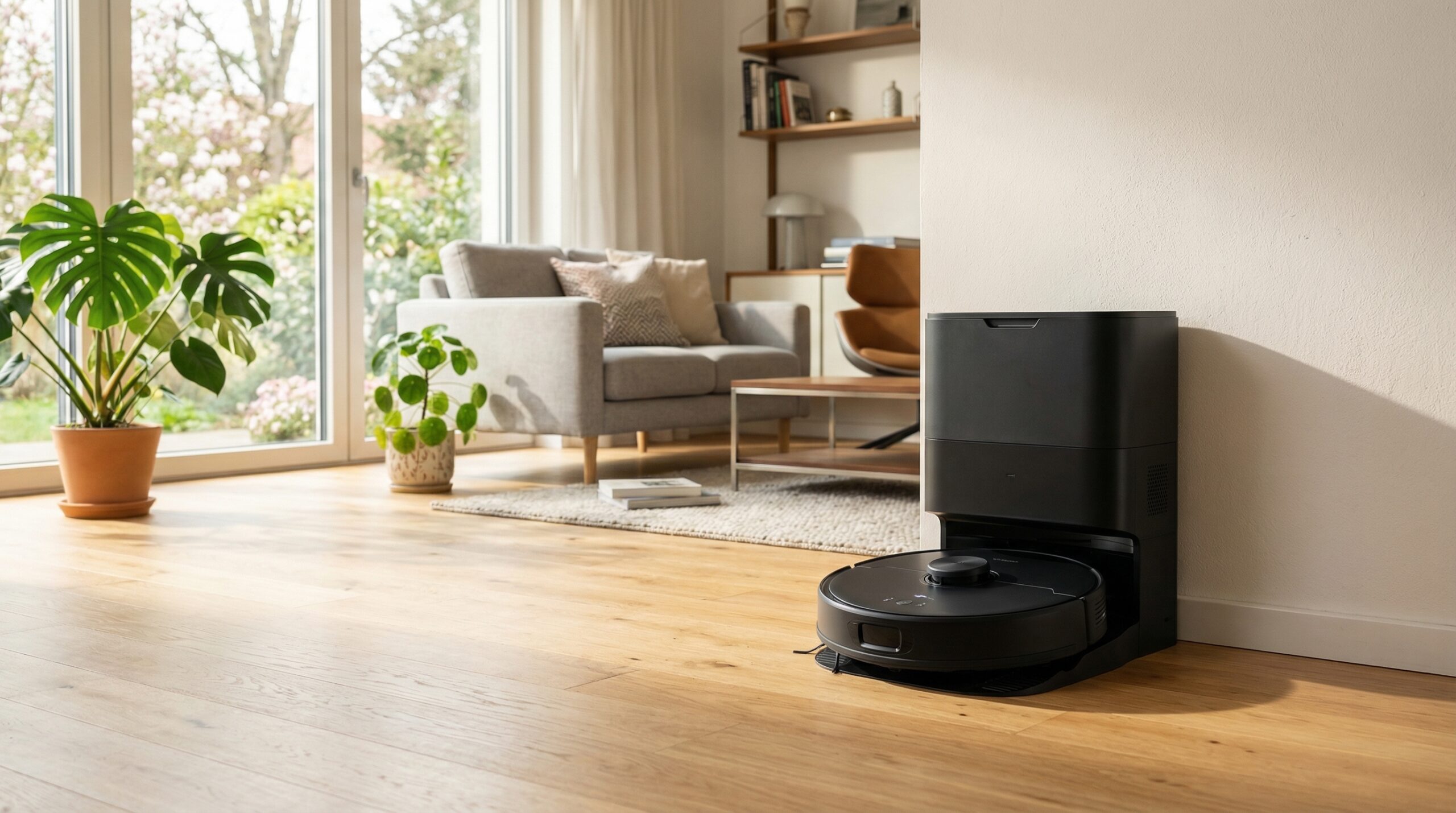 Self-Emptying Robot Vacuum