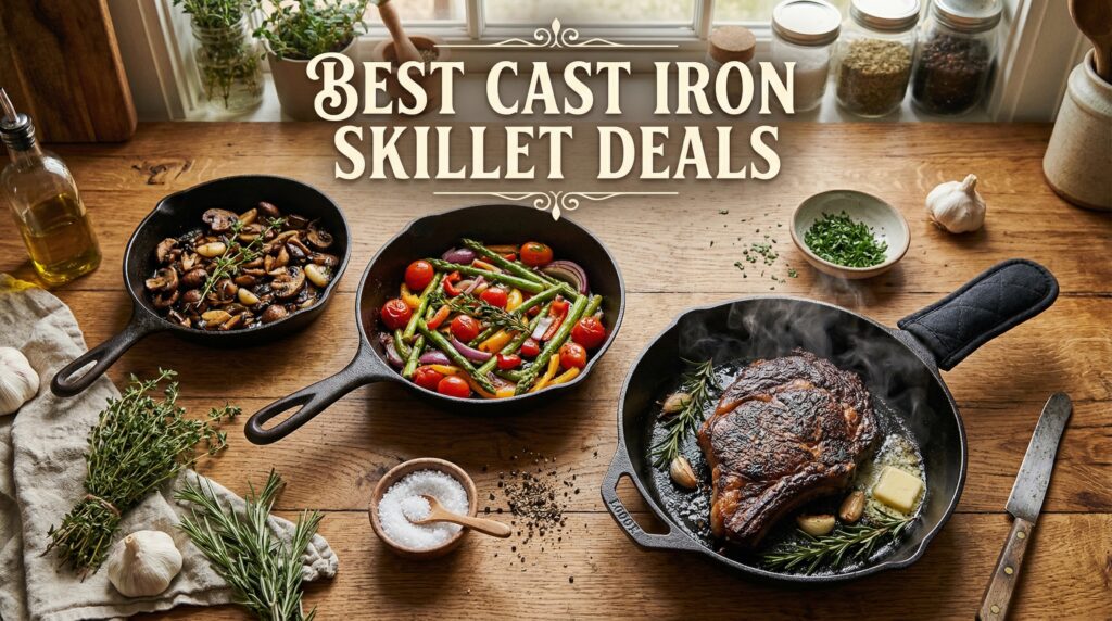 Current image: Best Big Spring Sale Cast Iron Skillet Deals on Amazon