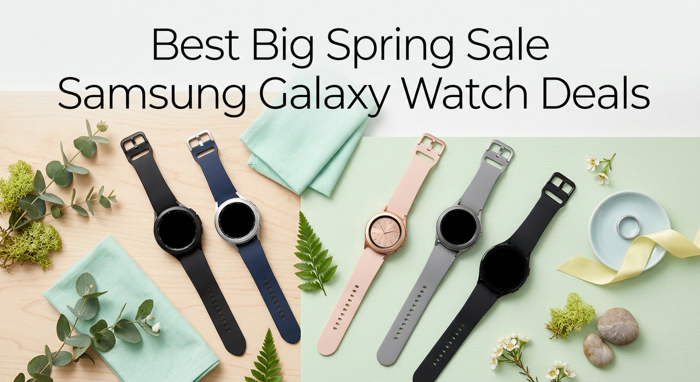 Best Big Spring Sale Samsung Galaxy Watch Deals on Amazon