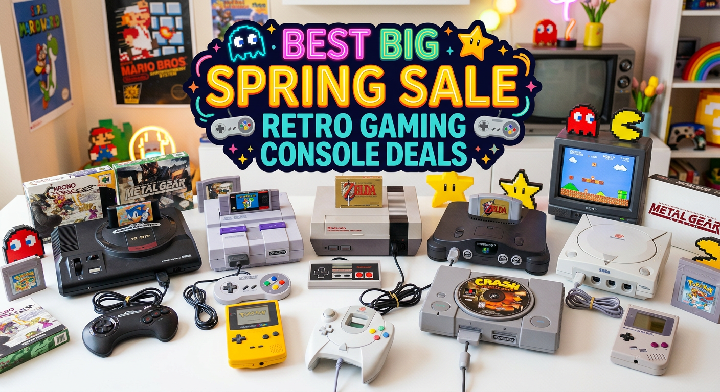 Best Big Spring Sale Retro Gaming Console Deals on Amazon