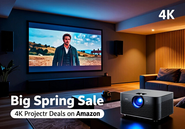 Best Big Spring Sale 4K Projector Deals on Amazon