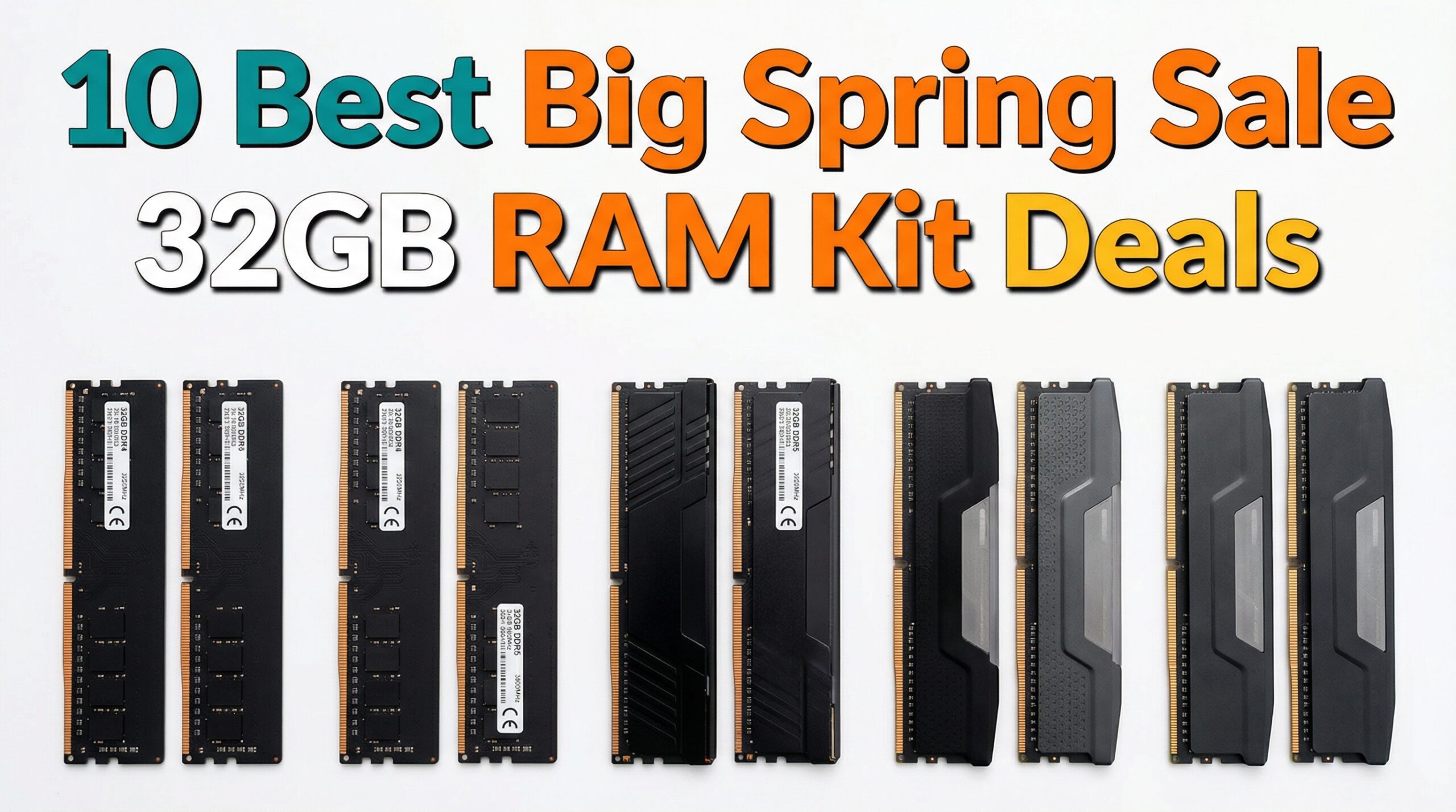 Best Big Spring Sale 32GB RAM Kit Deals on Amazon