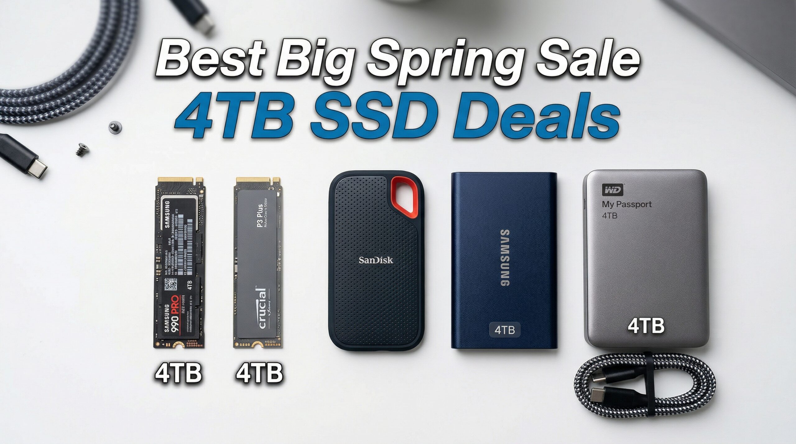 Best Big Spring Sale 4TB SSD Deals on Amazon