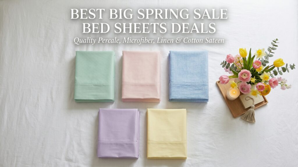 Current image: Best Big Spring Sale Bed Sheets Deals on Amazon