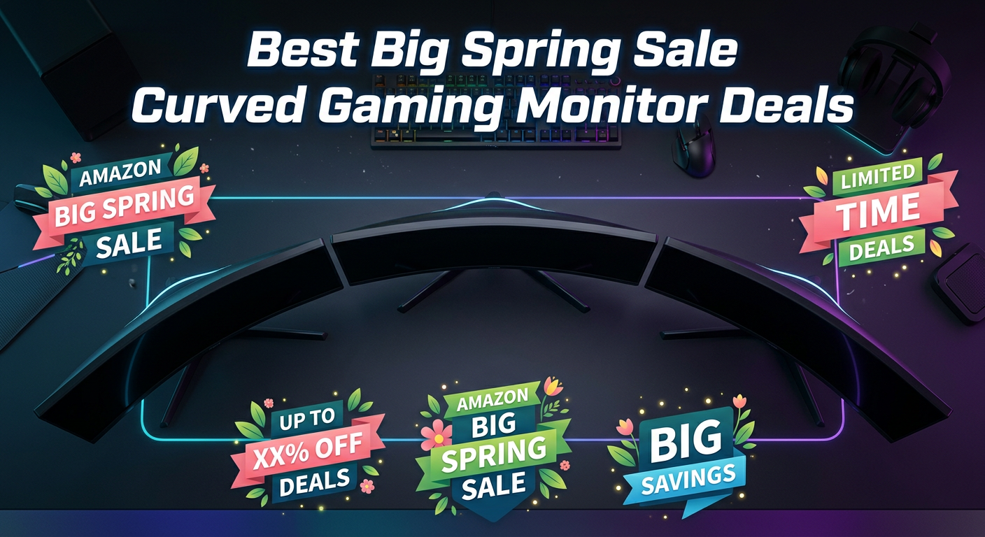 Best Big Spring Sale Curved Gaming Monitor Deals on Amazon