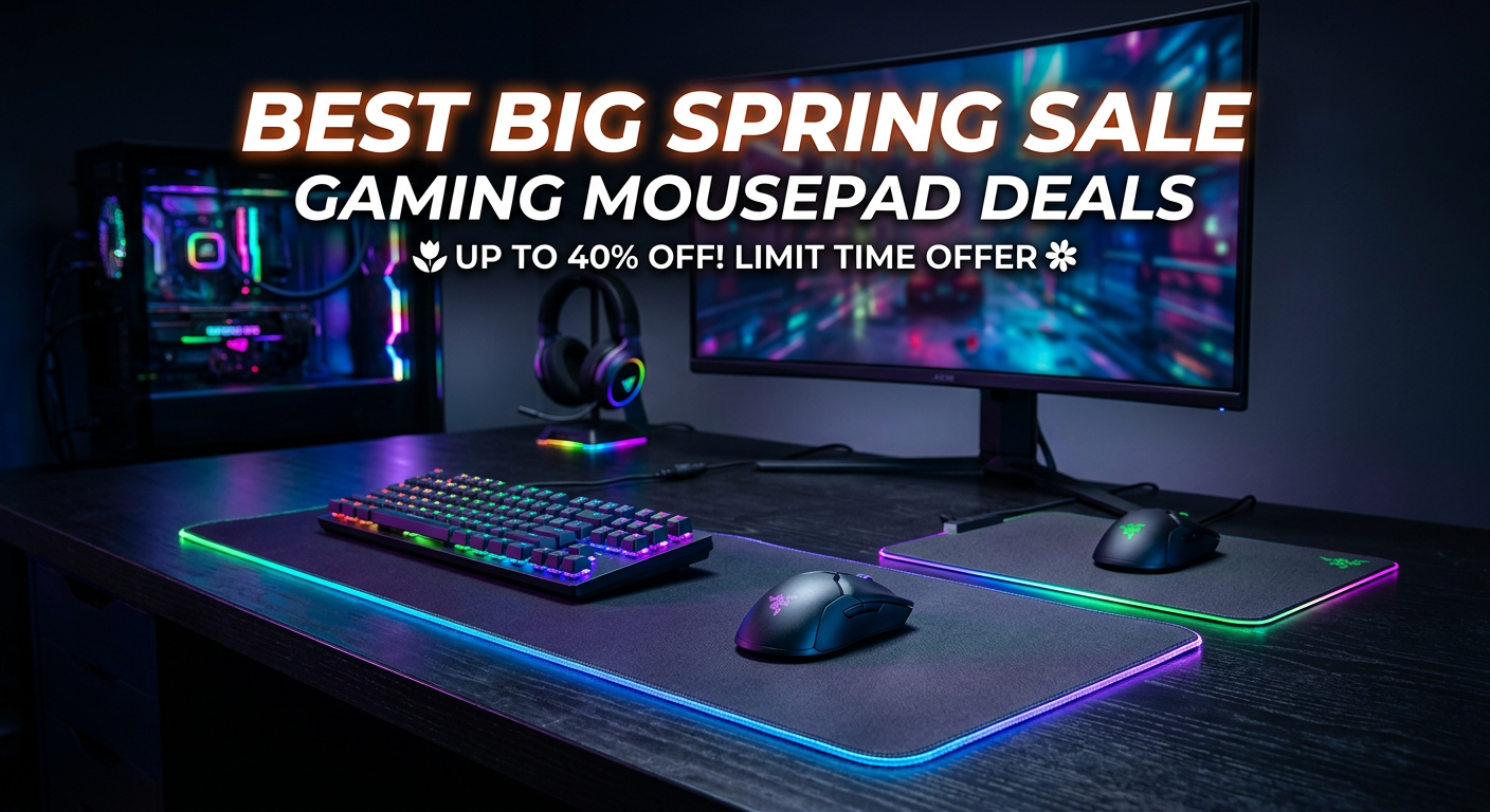 Best Big Spring Sale Gaming Mousepad Deals on Amazon