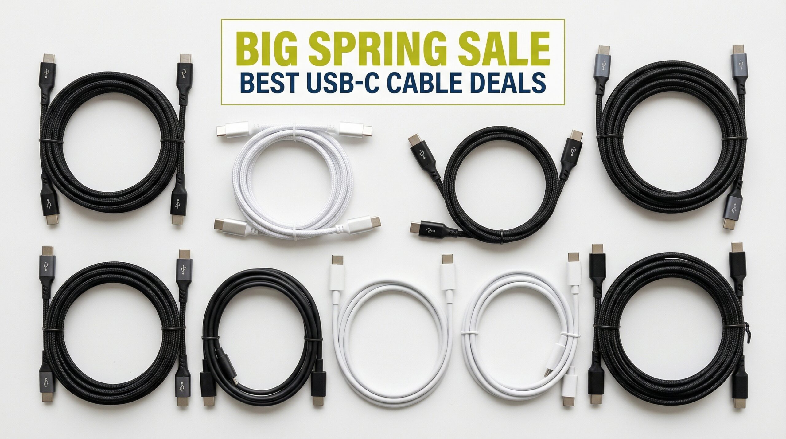 Best Big Spring Sale USB-C Cable Deals on Amazon