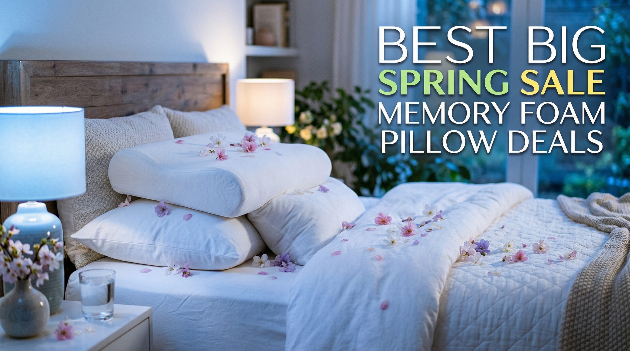 Best Big Spring Sale Memory Foam Pillow Deals on Amazon