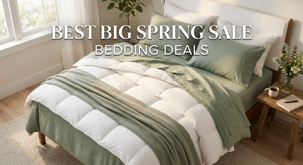 Current image: Best Big Spring Sale Bedding Deals on Amazon