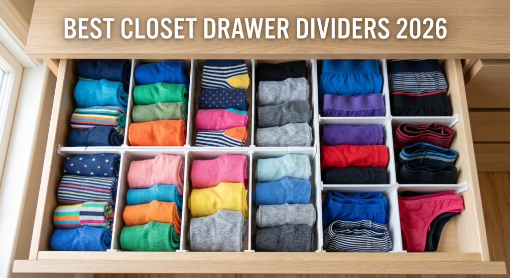 Best Closet Drawer Dividers for Organized Dressers