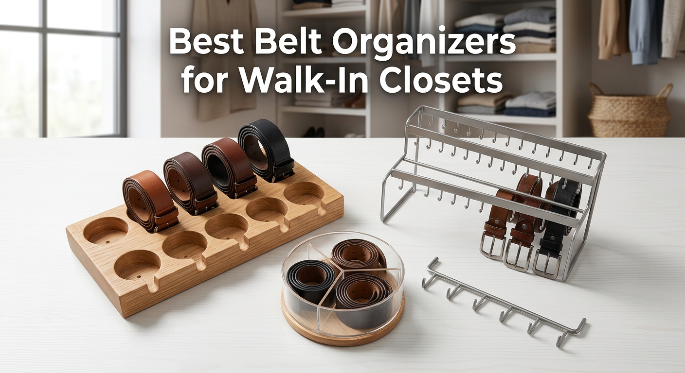 Best Belt Organizers for Walk-In Closets