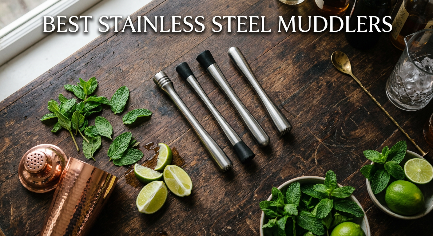 Best Stainless Steel Muddlers for Cocktail Making