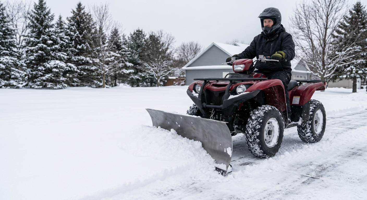 Best ATV Snow Plows for Winter Use