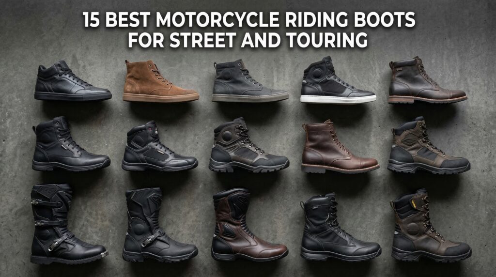 Current image: Best Motorcycle Riding Boots for Street and Touring
