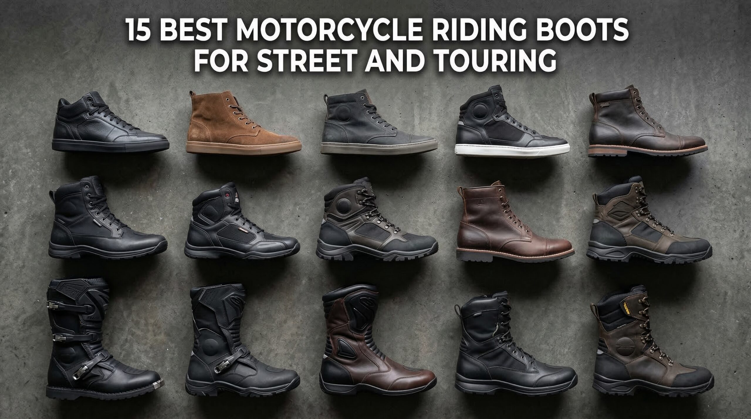 Best Motorcycle Riding Boots for Street and Touring