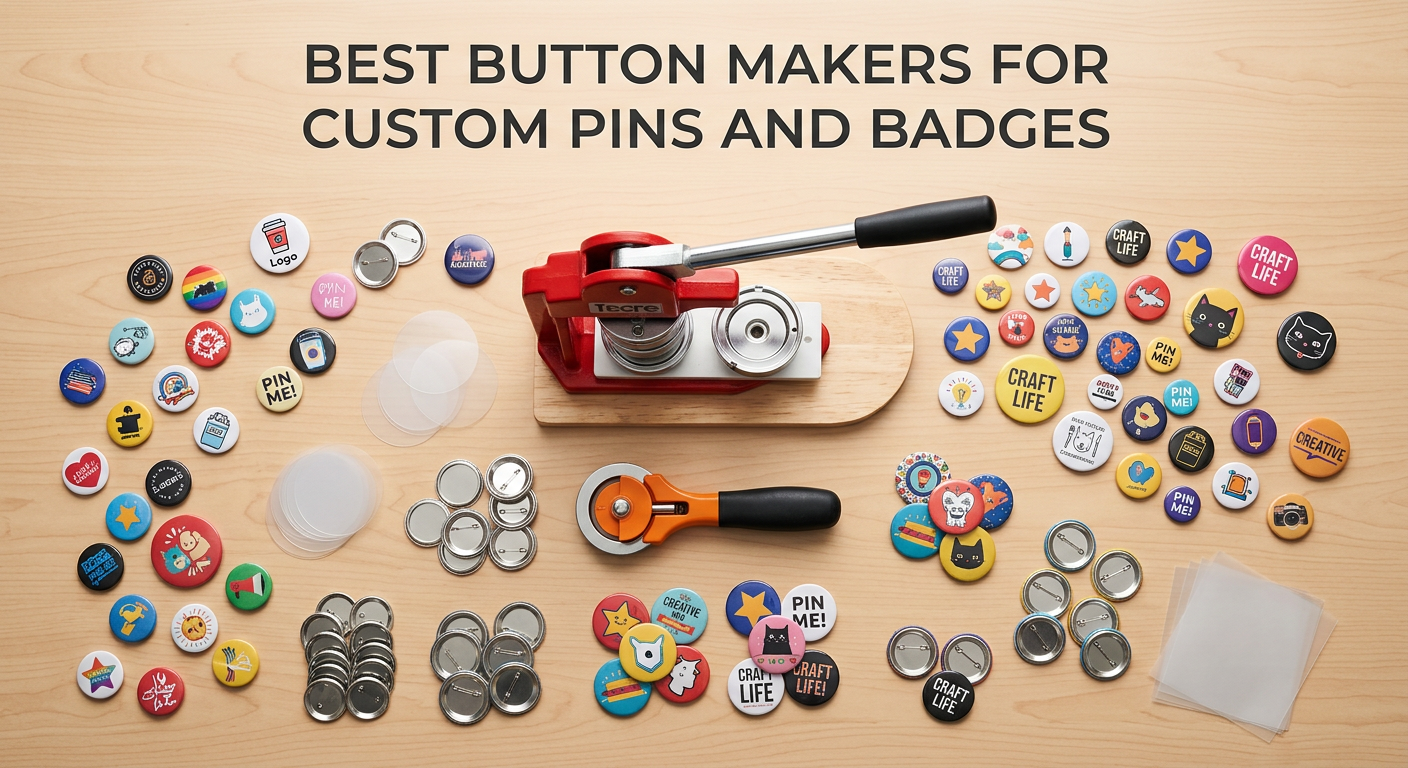 Best Button Makers for Custom Pins and Badges