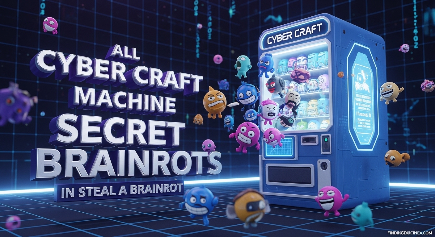 All Cyber Craft Machine Secret Brainrots in Steal a Brainrot