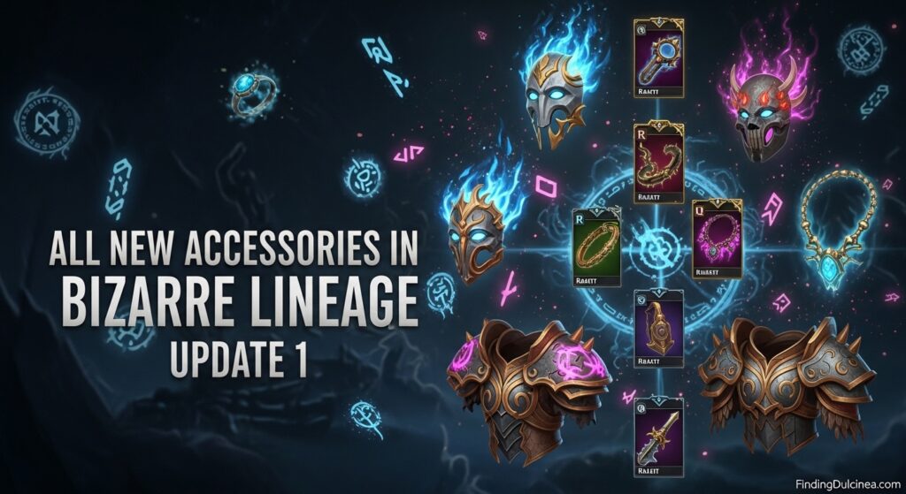 Current image: All New Accessories In Bizarre Lineage Update