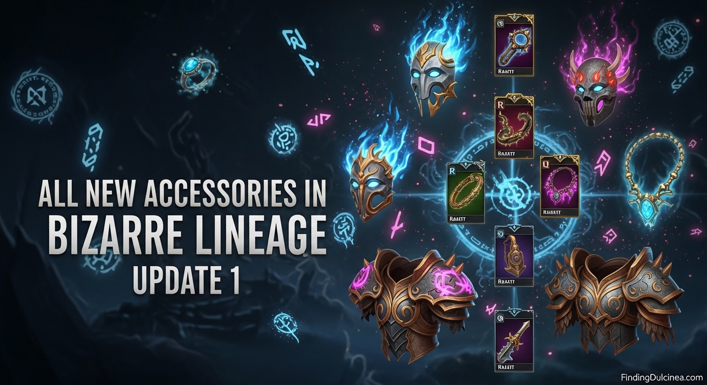 All New Accessories In Bizarre Lineage Update