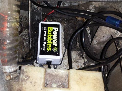 Marine Metal B-15 Aeration System Power Bubbles 12V DC customer photo 2