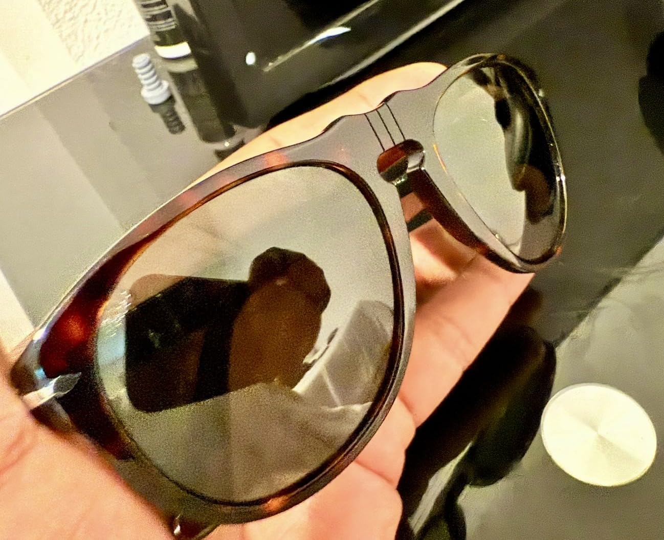 Persol PO0649 Aviator Sunglasses - Polarized customer photo 1