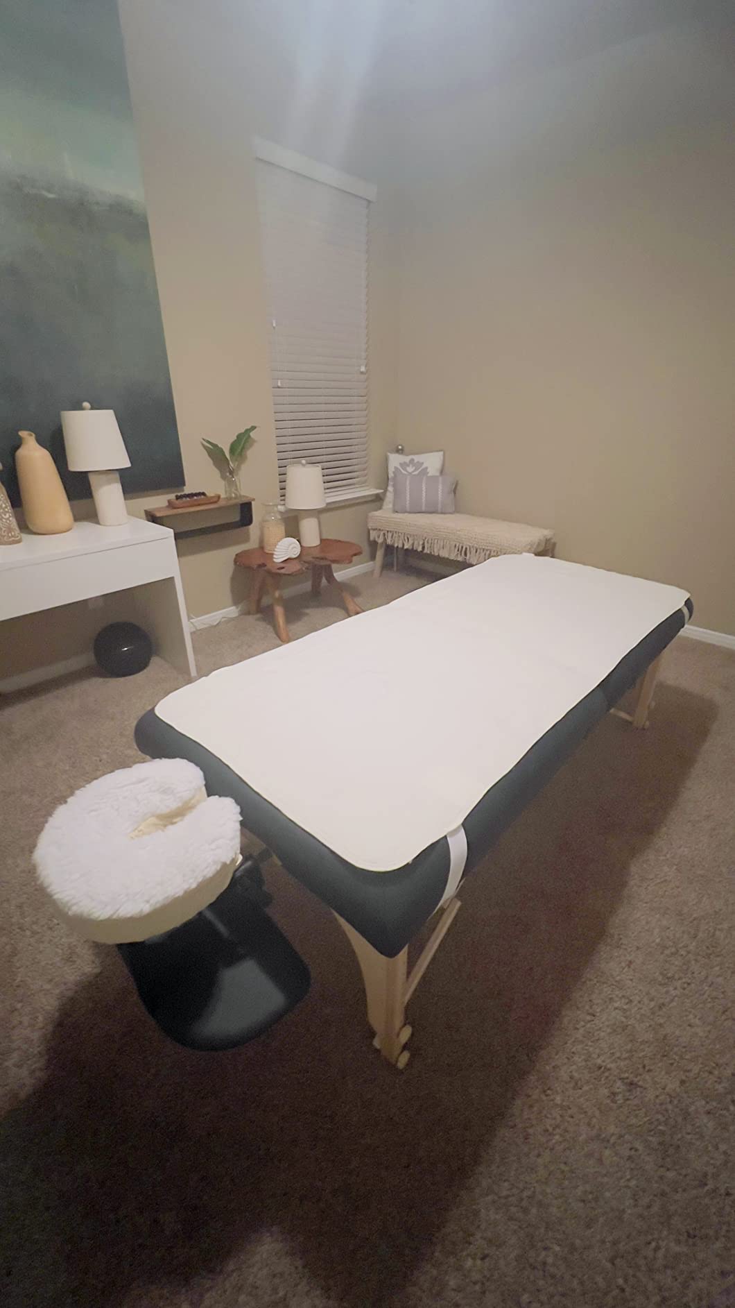 EARTHLITE Massage Table Warmer & Fleece Pad (2in1), ETL Certified, 3 Heat Settings, 13ft Cord/Heating Pad / 1 Year Replacement Guarantee customer photo 1