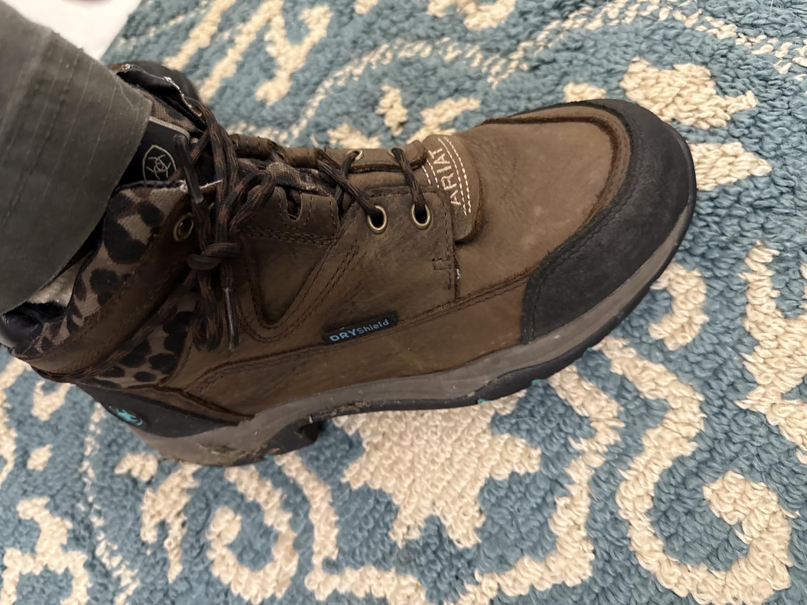 ARIAT Women's Terrain Waterproof Boot - Equestrian Leather Hiking Boot customer photo 1