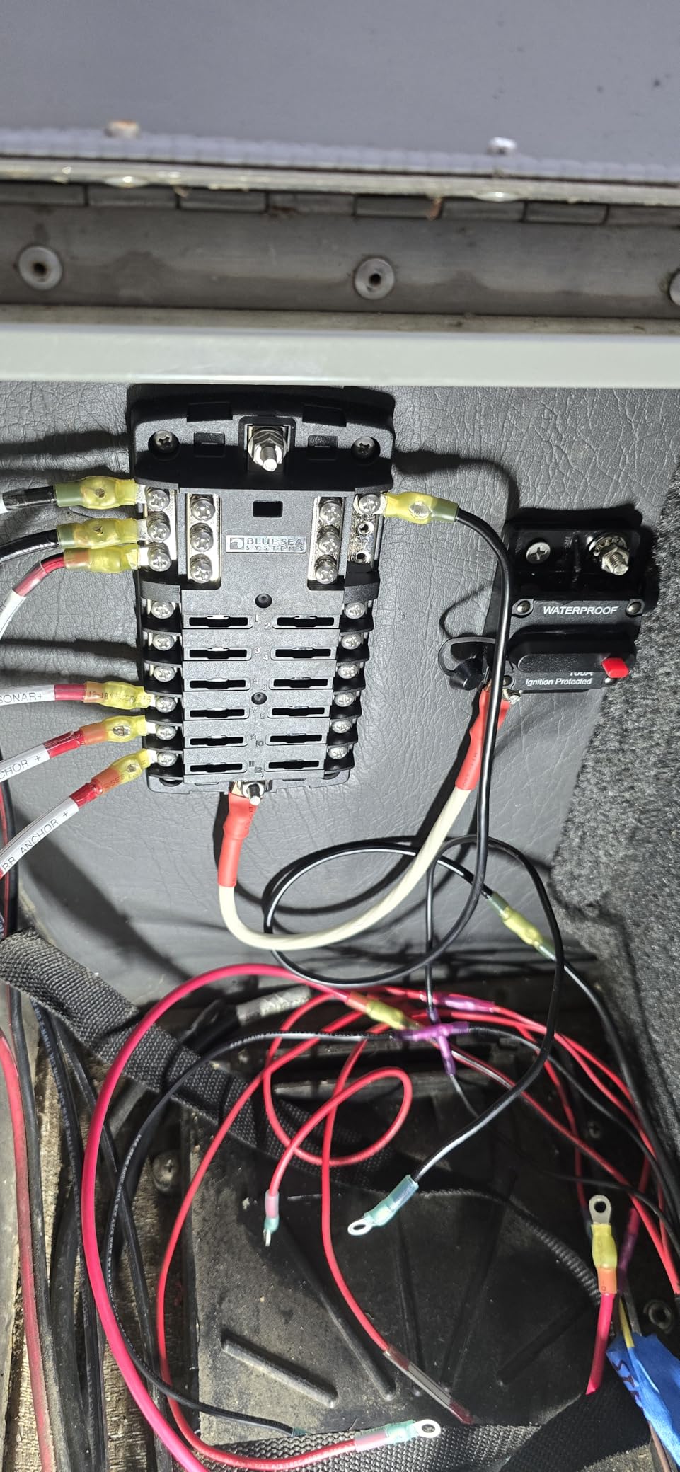 Blue Sea Systems ST Blade Fuse Block 12 Circuit with Ground and Cover, 100 Amps customer photo 2