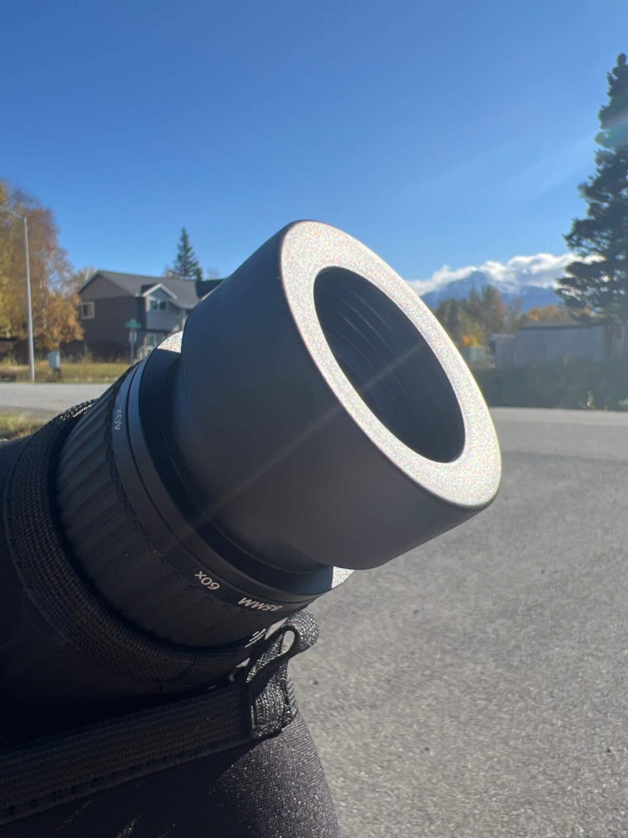Celestron - C5 Angled Spotting Scope - Schmidt-Cassegrain Spotting Scope - Great for Long Range Viewing - 50x Magnification with 25mm Eyepiece - Multi-Coated Optics - Rubber Armored customer photo 2